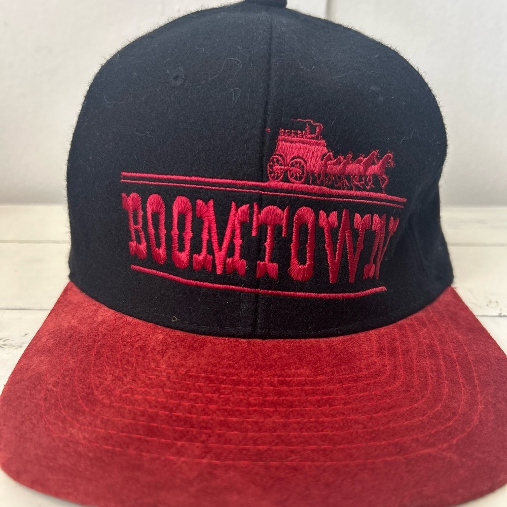 Vintage Boomtown Casino Wool/Suede Hat, Made by Triangle Headgear